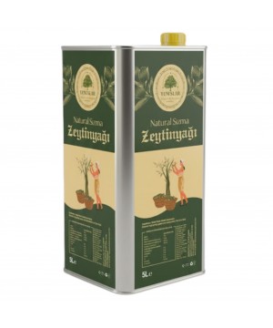 Natural Sızma Zeytinyağı 5 LT - Soğuk Sıkım 0.5 Asit