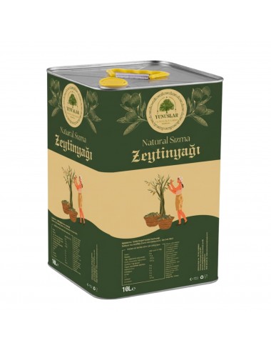 Natural Sızma Zeytinyağı 10 LT - Soğuk Sıkım 0.5 Asit